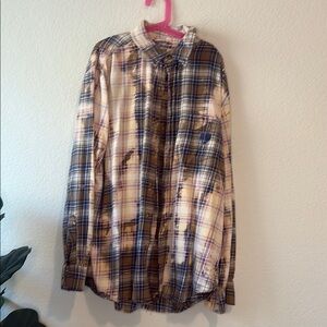 Franklin’s Flannels women’s  Plaid Shirt Medium